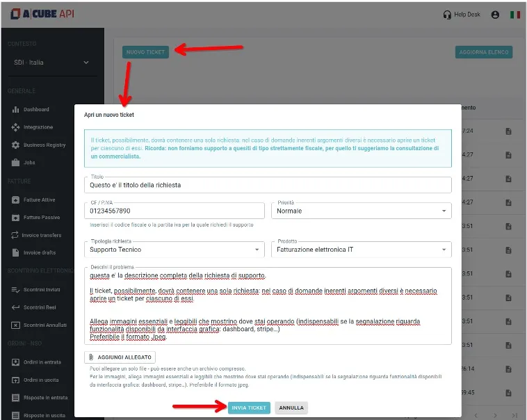 A-Cube e-invoicing Stripe App