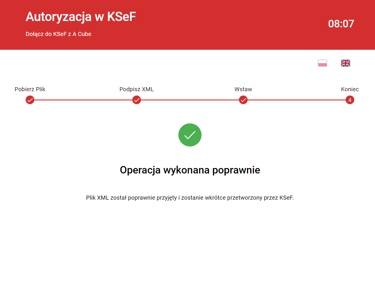 Invoice marking schema